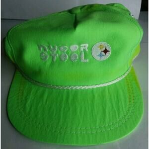 Vtg Nucor Steel Made In USA Strap Back Dad Hat Cap Stained